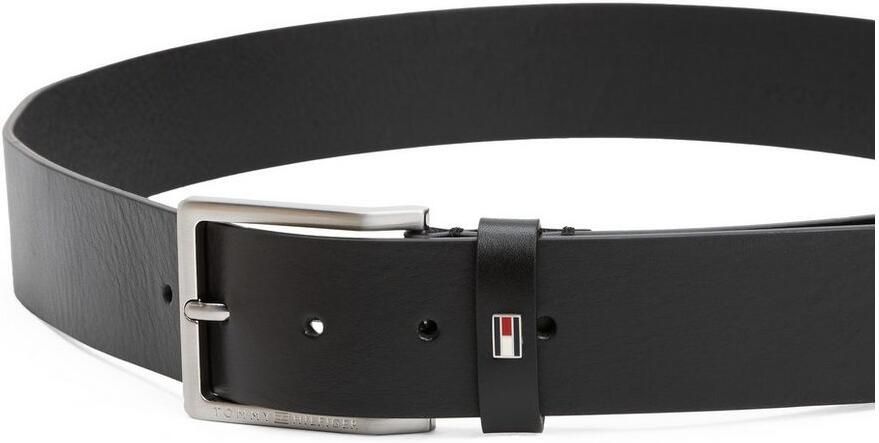Tommy Hilfiger Leren riem ADAN 3.5 EXT Metalen logopatch eenvoudige doornsluiting - Foto 12