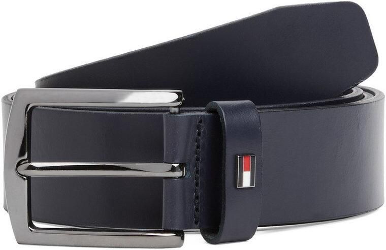 Tommy Hilfiger Leren riem DENTON 3.5 EXT Eenvoudige gesp metalen logo - Foto 5