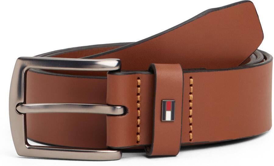 Tommy Hilfiger Leren riem DENTON 3.5 EXT Eenvoudige gesp metalen logo - Foto 4