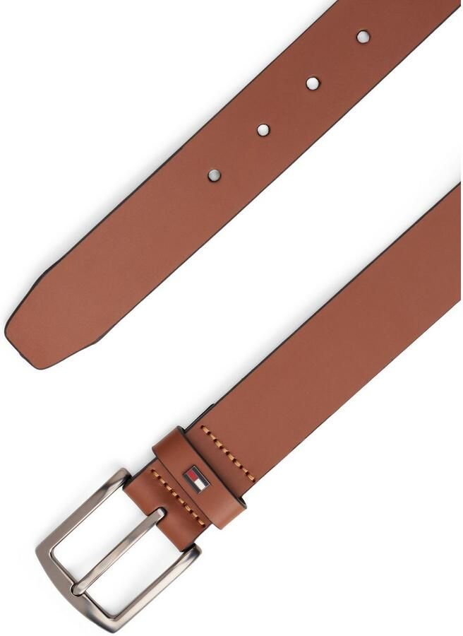 Tommy Hilfiger Leren riem DENTON 3.5 EXT Eenvoudige gesp metalen logo
