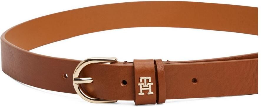 Tommy Hilfiger Leren riem ESSENTIAL EFFORTLESS 2.5 GOLD Logo-embleem zachte haptiek ovale eenvoudige pin sluiting - Foto 5