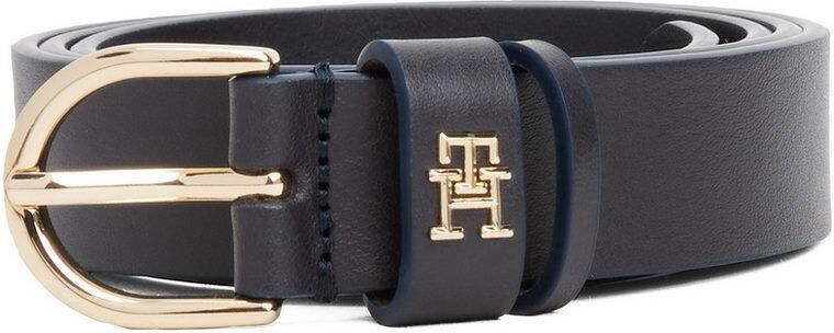 Tommy Hilfiger Leren riem ESSENTIAL EFFORTLESS 2.5 GOLD Logo-embleem zachte haptiek ovale eenvoudige pin sluiting - Foto 4