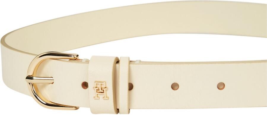 Tommy Hilfiger Leren riem ESSENTIAL EFFORTLESS 2.5 GOLD Logo-embleem zachte haptiek ovale eenvoudige pin sluiting - Foto 4