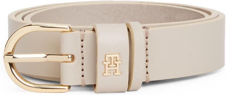 Tommy Hilfiger Leren riem ESSENTIAL EFFORTLESS 2.5 GOLD Logo-embleem zachte haptiek ovale eenvoudige pin sluiting - Foto 3
