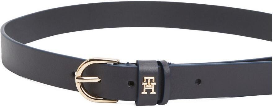 Tommy Hilfiger Leren riem ESSENTIAL EFFORTLESS 2.5 GOLD Logo-embleem zachte haptiek ovale eenvoudige pin sluiting - Foto 3