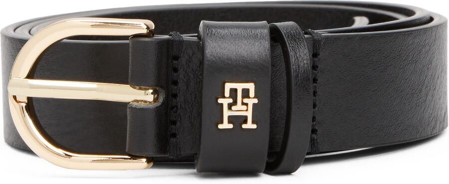 Tommy Hilfiger Leren riem ESSENTIAL EFFORTLESS 2.5 GOLD Logo-embleem zachte haptiek ovale eenvoudige pin sluiting - Foto 7