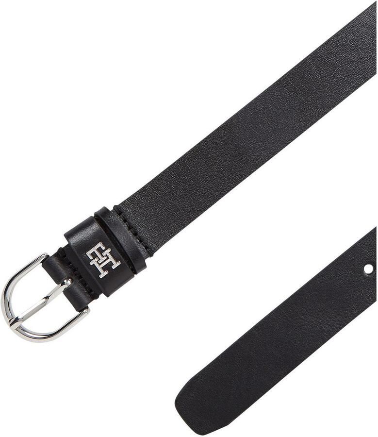 Tommy Hilfiger Leren riem ESSENTIAL EFFORTLESS 2.5 SILVER Eenvoudige doornsluiting metalen embleem - Foto 3