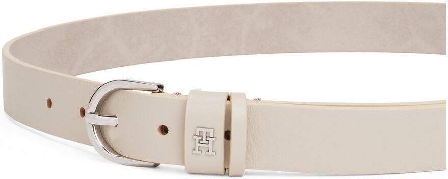 Tommy Hilfiger Leren riem ESSENTIAL EFFORTLESS 2.5 SILVER Eenvoudige doornsluiting metalen embleem - Foto 2