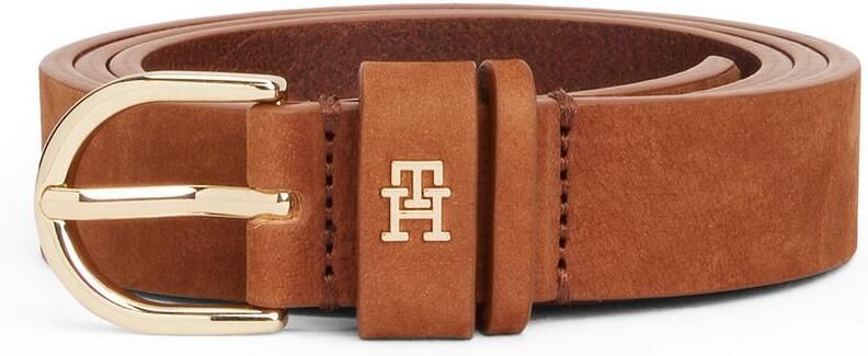 Tommy Hilfiger Leren riem ESSENTIAL EFFORTLESS NUBUCK 3 5 cm fluweelachtig licht opgeruwd