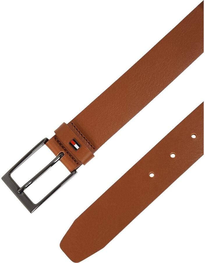 Tommy Hilfiger Leren riem LAYTON 3.5 Metalen patch eenvoudige doornsluiting - Foto 8