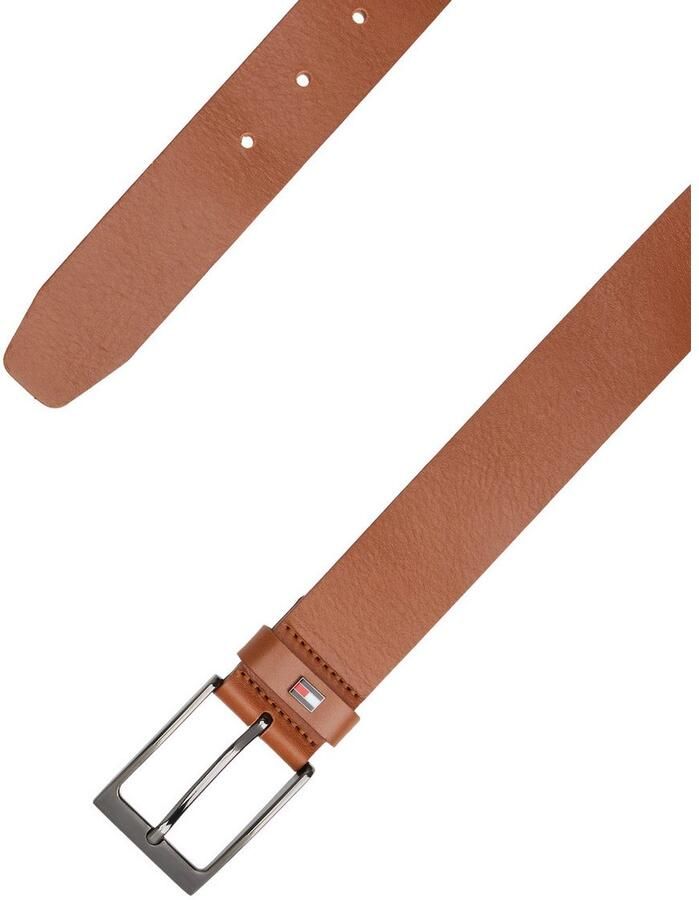 Tommy Hilfiger Leren riem LAYTON 3.5 Metalen patch eenvoudige doornsluiting - Foto 4