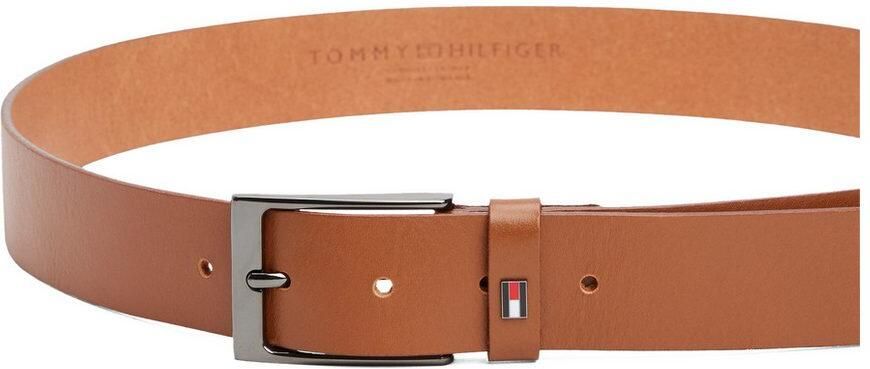 Tommy Hilfiger Leren riem LAYTON 3.5 Metalen patch eenvoudige doornsluiting - Foto 6
