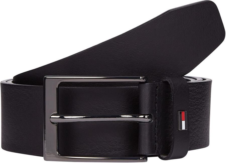 Tommy Hilfiger Leren riem LAYTON 3.5 Metalen patch eenvoudige doornsluiting - Foto 8