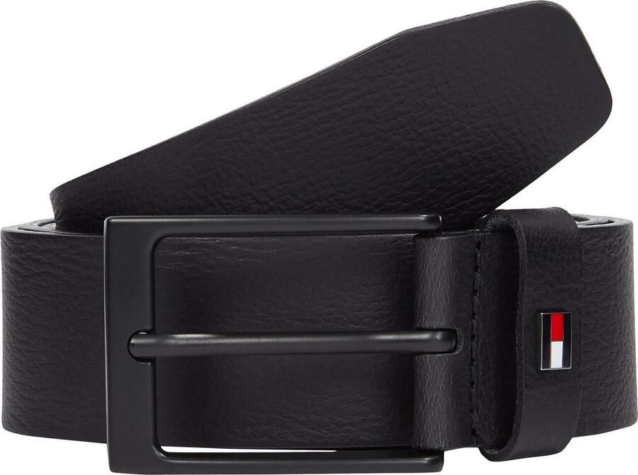 Tommy Hilfiger Leren riem LAYTON 3.5 Metalen patch eenvoudige doornsluiting - Foto 5
