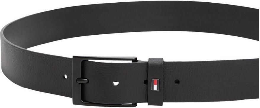 Tommy Hilfiger Leren riem LAYTON 3.5 Metalen patch eenvoudige doornsluiting - Foto 6