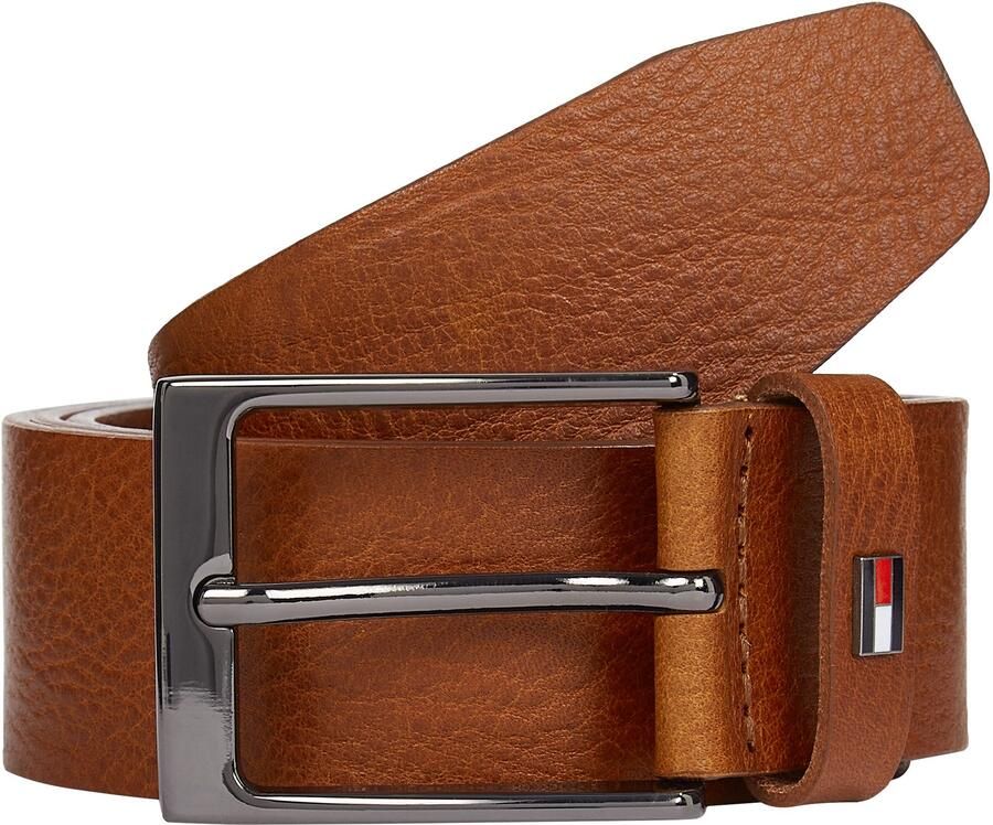 Tommy Hilfiger Leren riem LAYTON 3.5 Metalen patch eenvoudige doornsluiting - Foto 3