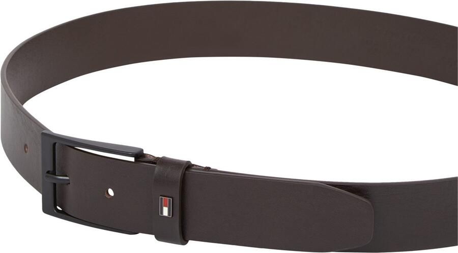 Tommy Hilfiger Leren riem LAYTON 3.5 Metalen patch eenvoudige doornsluiting - Foto 4