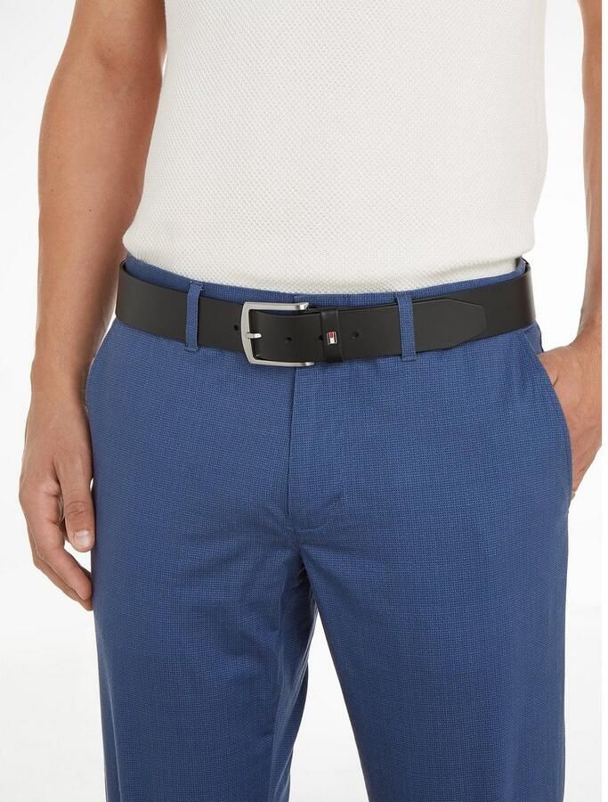 Tommy Hilfiger Leren riem New Denton 4 cm NEW DENTON RIEM met vlag-logo lus - Foto 5