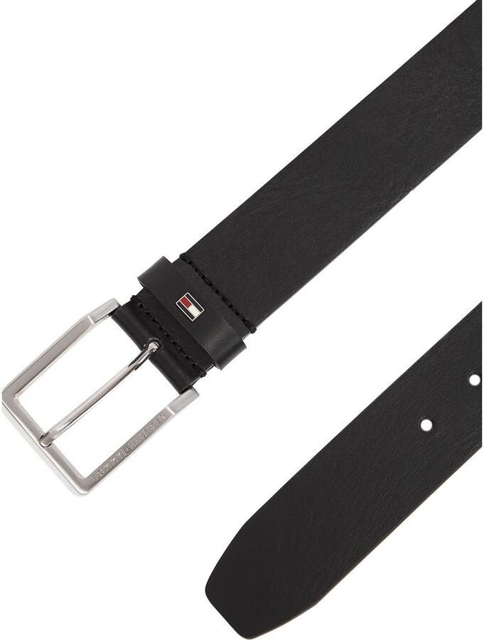 Tommy Hilfiger Leren riem OLIVER 4.0 Verstelbaar in maat merkembleem van metaal
