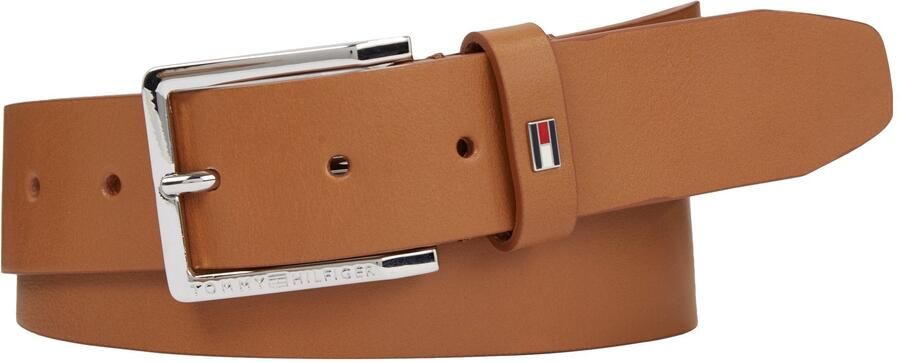 Tommy Hilfiger Leren riem Oliver met contrastgesp en logo-lus - Foto 8