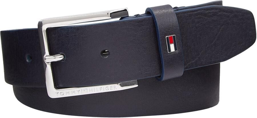 Tommy Hilfiger Leren riem Oliver met contrastgesp en logo-lus - Foto 8