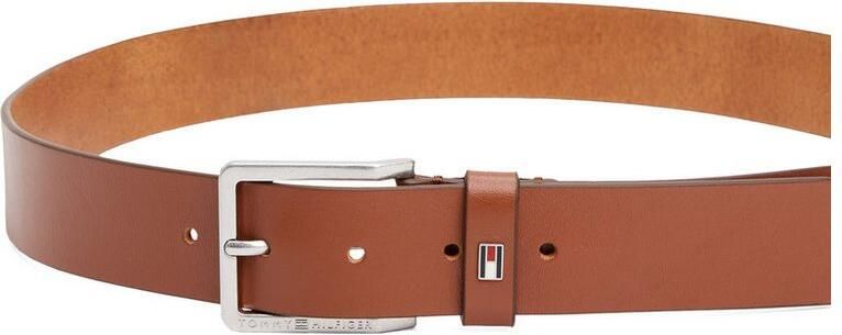 Tommy Hilfiger Leren riem Oliver met contrastgesp en logo-lus - Foto 7