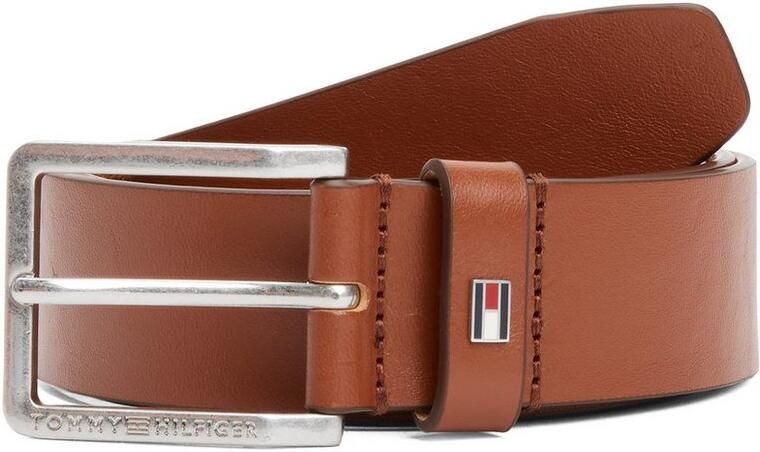Tommy Hilfiger Leren riem Oliver met contrastgesp en logo-lus - Foto 6