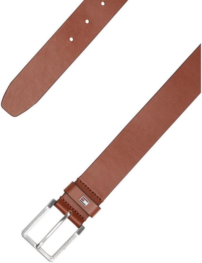 Tommy Hilfiger Leren riem Oliver met contrastgesp en logo-lus - Foto 3