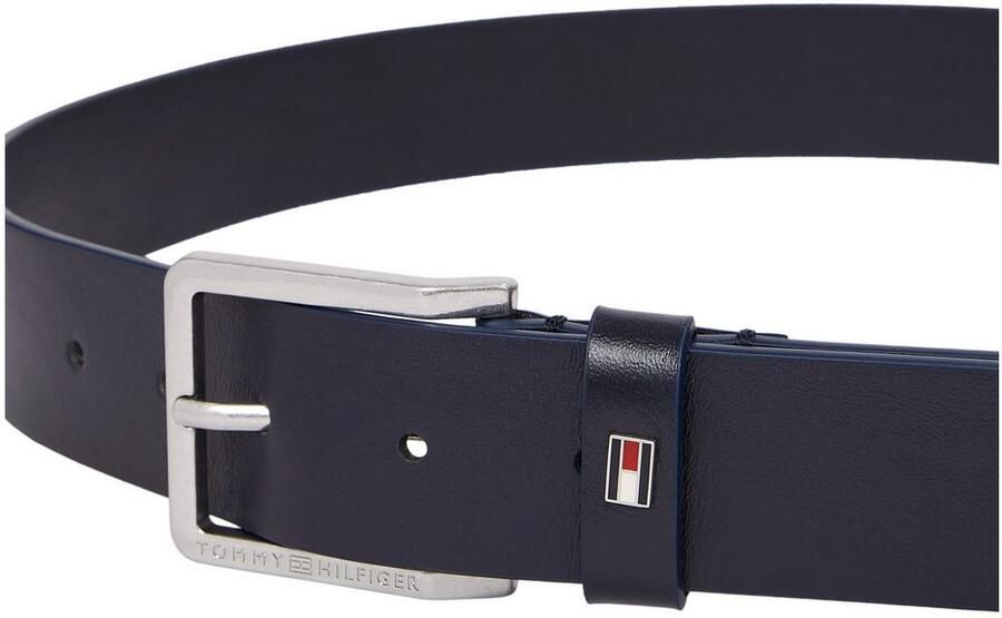 Tommy Hilfiger Leren riem Oliver met contrastgesp en logo-lus - Foto 5