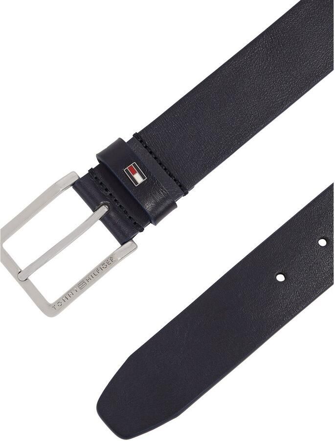 Tommy Hilfiger Leren riem Oliver met contrastgesp en logo-lus - Foto 3