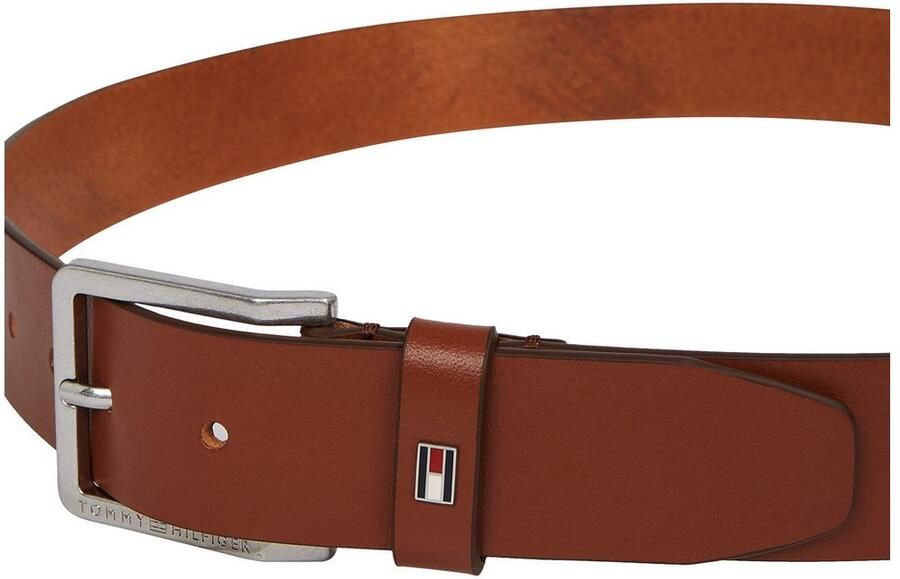 Tommy Hilfiger Leren riem Oliver met contrastgesp en logo-lus - Foto 5