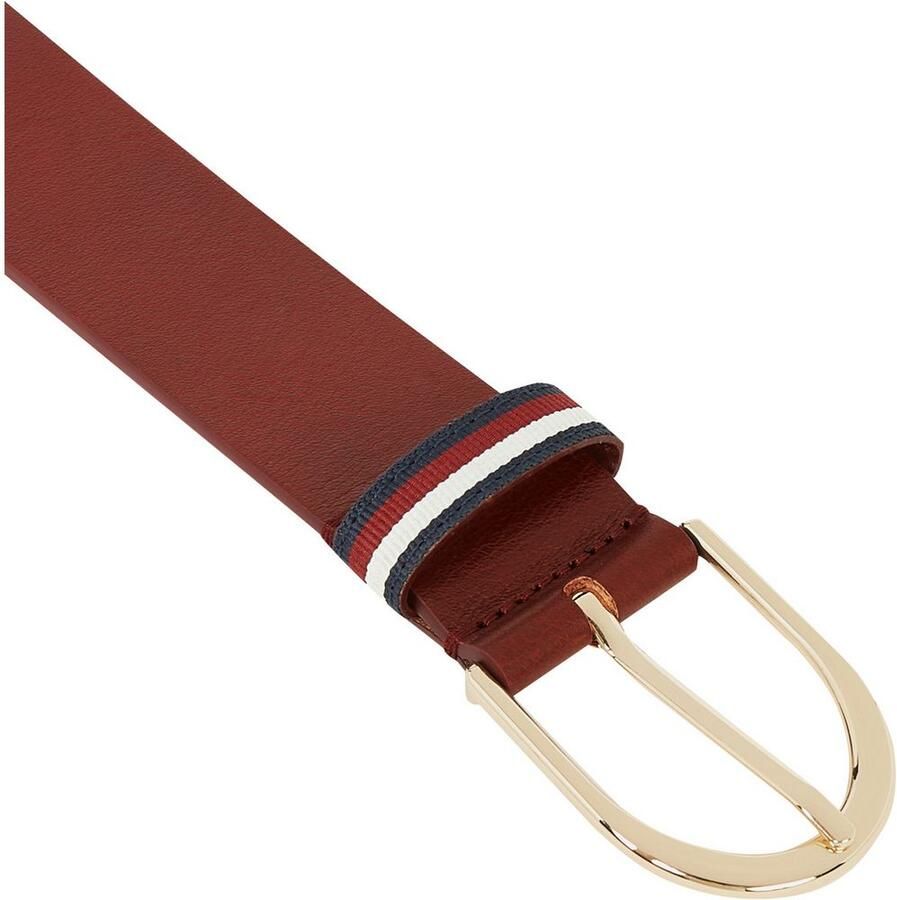 Tommy Hilfiger Leren riem TH CORP CASUAL 3.5 met gestempeld logo