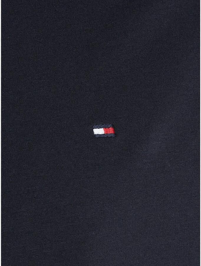 Tommy Hilfiger Longsleeve BT-STRETCH SLIM FIT TEE-B met ronde hals en logo effen casual slim fit katoenmix ronde hals grote maten - Foto 2