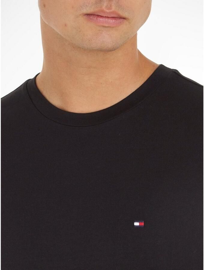 Tommy Hilfiger Heren T-shirt met lange mouwen en lettering Black Heren - Foto 3