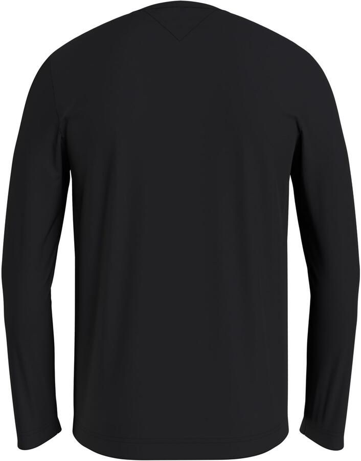 Tommy Hilfiger Heren T-shirt met lange mouwen en lettering Black Heren - Foto 2