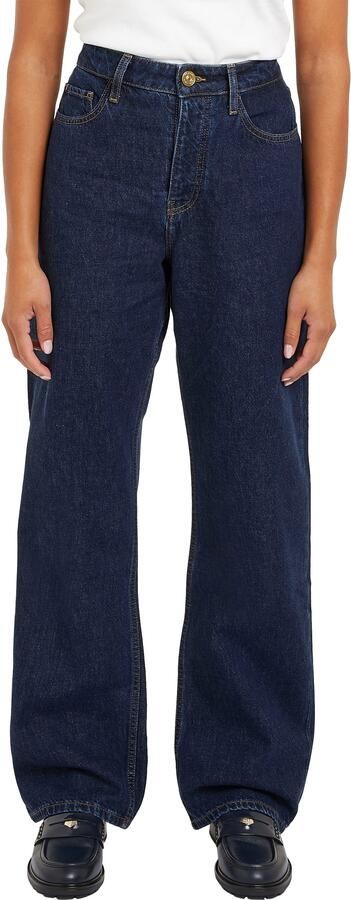 Tommy Hilfiger Loose fit jeans LOOSE STRAIGHT RW CLER met logo-badge - Foto 6