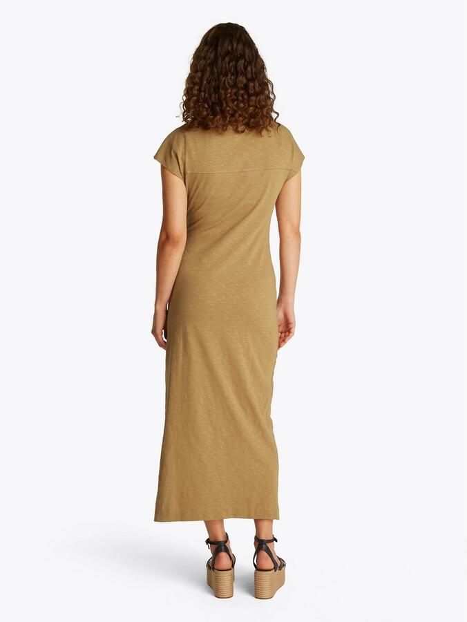 Tommy Hilfiger Midi-jurk KNOT BOAT-NK MIDI DRESS SS