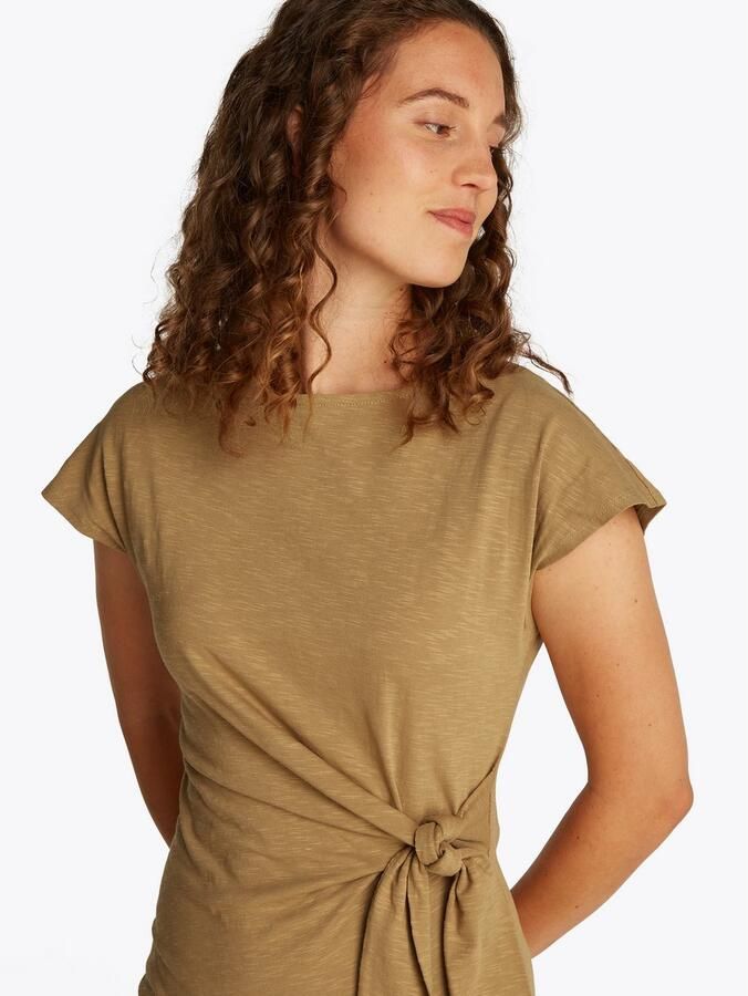 Tommy Hilfiger Midi-jurk KNOT BOAT-NK MIDI DRESS SS - Foto 2