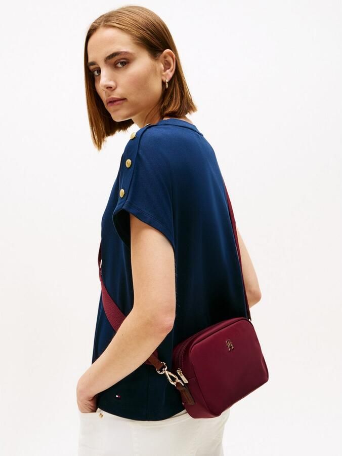 Tommy Hilfiger Minibag POPETTE CAMERA BAG dames schoudertas met th-sieraad - Foto 3