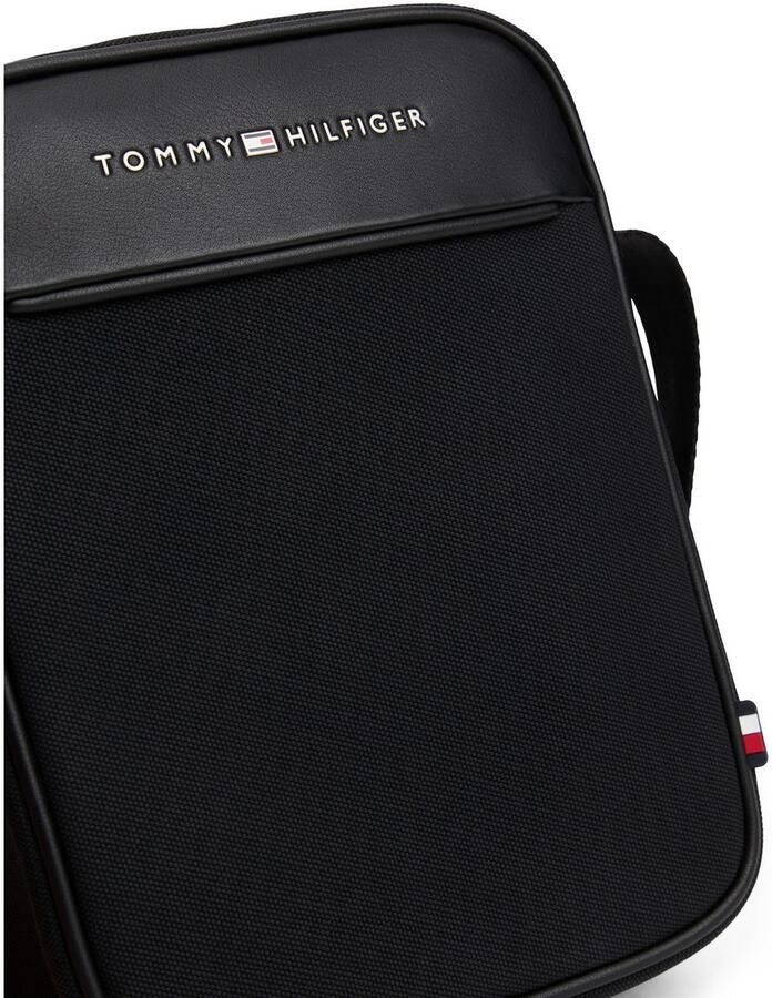 Tommy Hilfiger Minibag TH FOUNDATION MINI REPORTER men schoudertas met logo - Foto 3