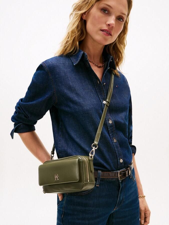 Tommy Hilfiger Minibag TH ICON CAMERA BAG dames schoudertas met th-logo-embleem - Foto 3