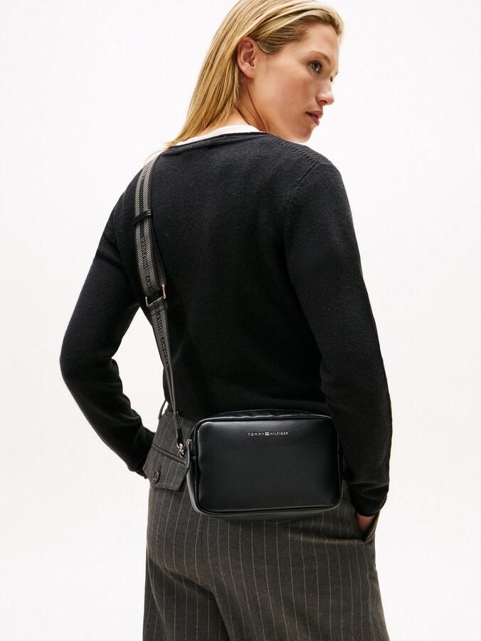 Tommy Hilfiger Minibag TH LOGOTAPE CAMERA BAG dames schoudertas met logo - Foto 3