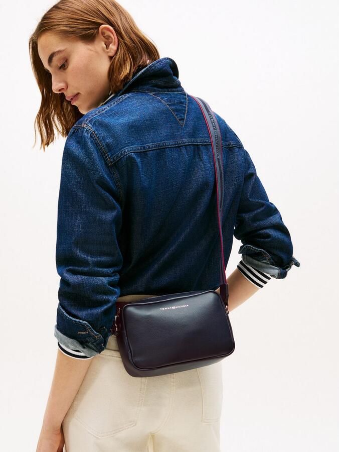 Tommy Hilfiger Minibag TH LOGOTAPE CAMERA BAG dames schoudertas met logo - Foto 2