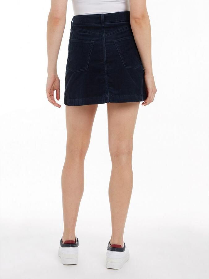 Tommy Hilfiger Corduroy rok in 5-pocketmodel - Foto 5