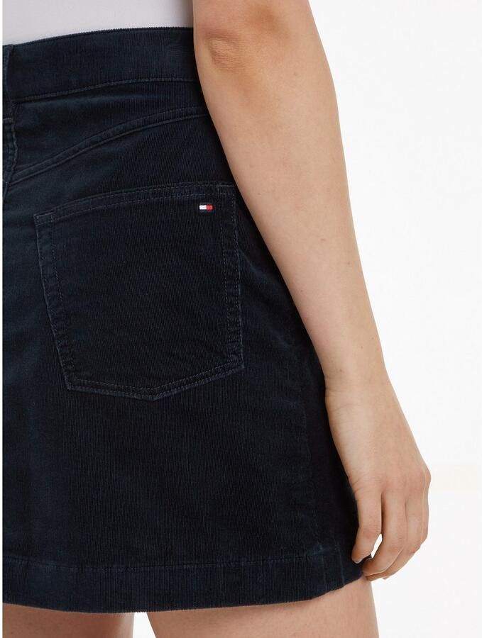 Tommy Hilfiger Corduroy rok in 5-pocketmodel - Foto 3