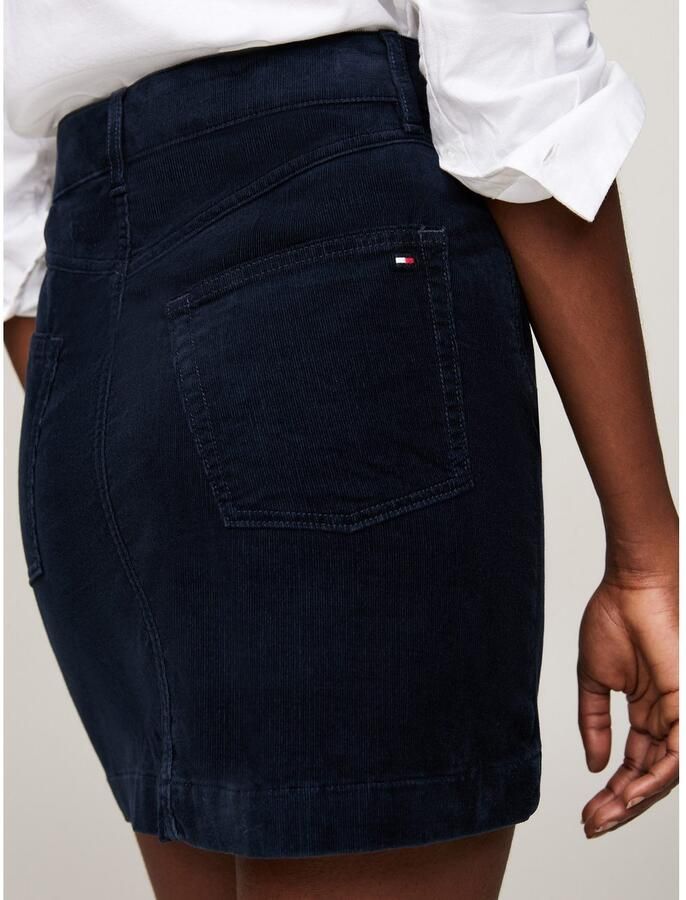 Tommy Hilfiger Corduroy rok in 5-pocketmodel - Foto 2