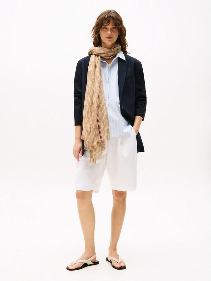 Tommy Hilfiger Modieuze sjaal ESSENTIAL FLAG SCARF - Foto 4