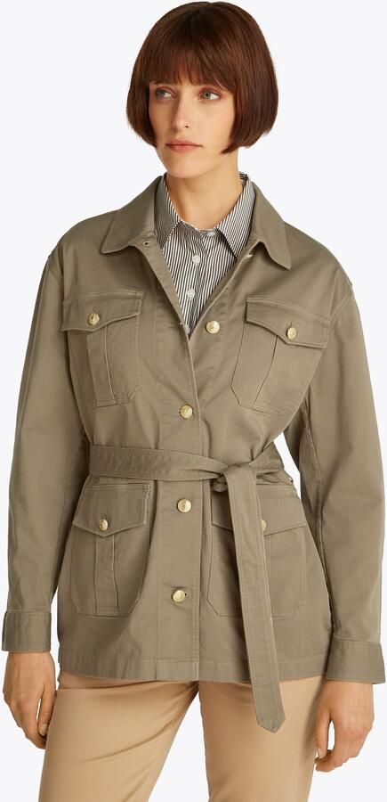 Tommy Hilfiger Regular fit overhemdjack met goudkleurige knopen - Foto 7