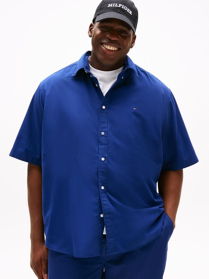 Tommy Hilfiger Overhemd met korte mouwen BT-FLEX POPLIN SOLID S S SHIRT-B - Foto 4