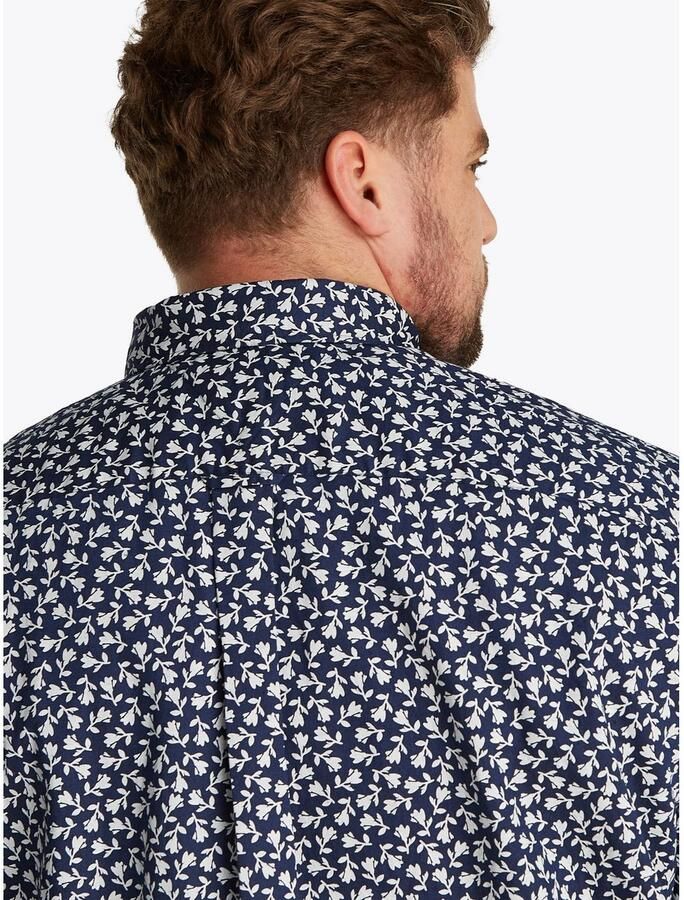 Tommy Hilfiger Overhemd met korte mouwen BT-LINEN BLEND MPRINT met allover-print grote maten - Foto 2